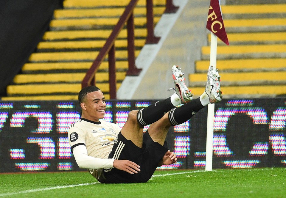 United fans are delighted with Greenwood's form - less so his celebration