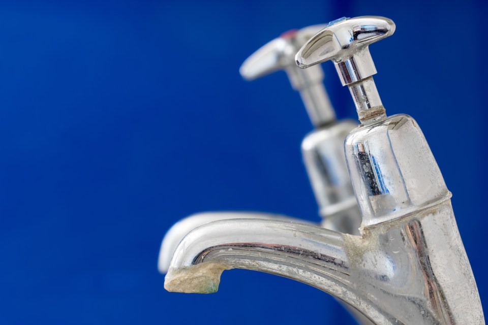 A two pence coin will get rid of crusty limescale building up around your tap