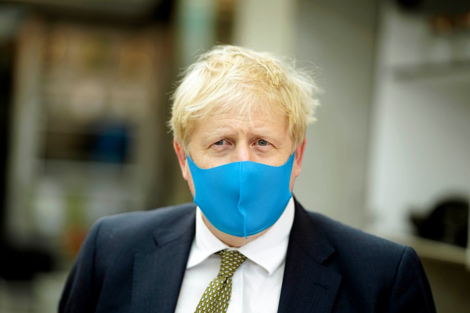 Last week Boris Johnson was seen in public wearing a mask for the first time