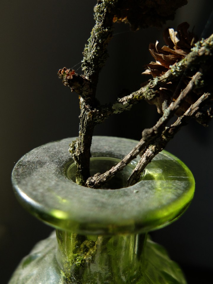 Rice and warm water will remove hard-to-reach dirt from vases