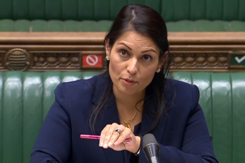 Priti Patel said today she had been having difficult discussions with the French over the incidents