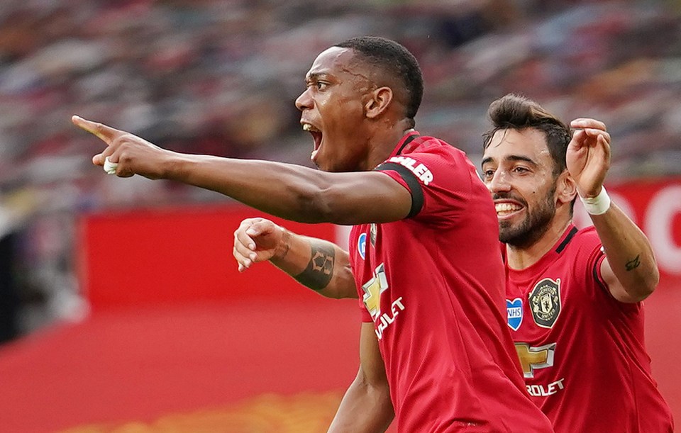 Anthony Martial starred as Man Utd drew with Southampton 2-2