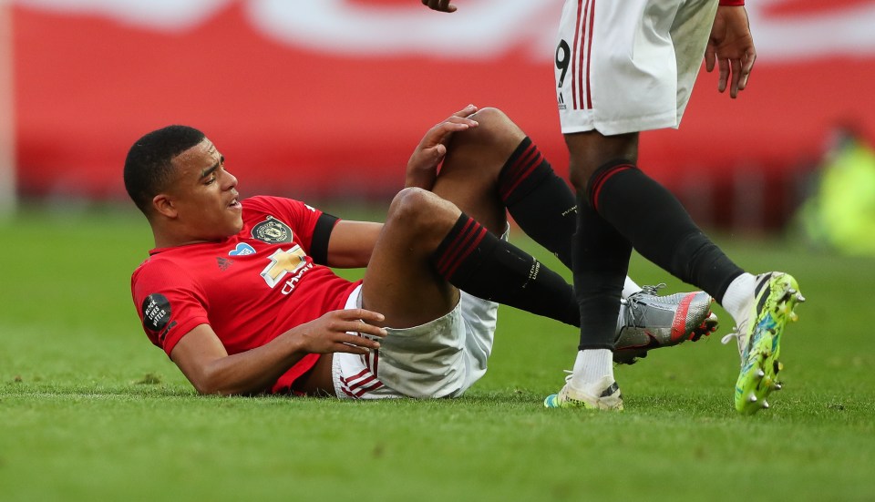 Mason Greenwood is a doubt for tomorrow's match having picked up an ankle injury