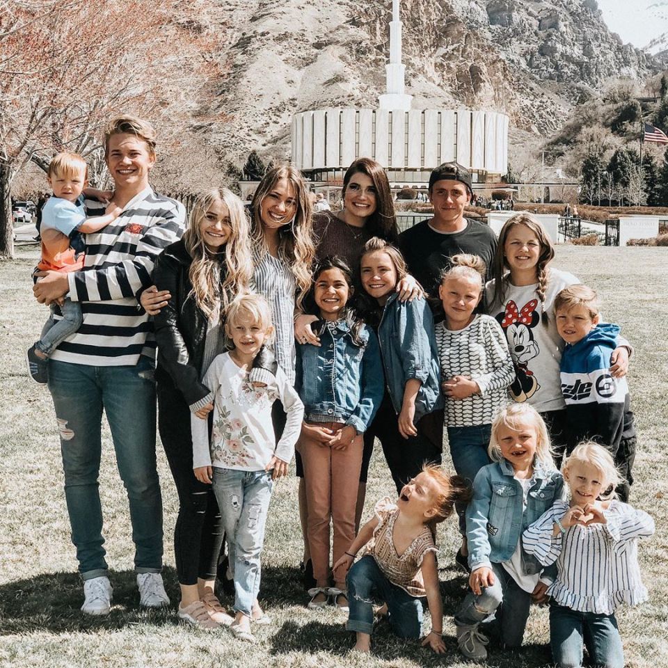 The Nelson children range from Kenn who's 22 to Ledger who's five-months-old