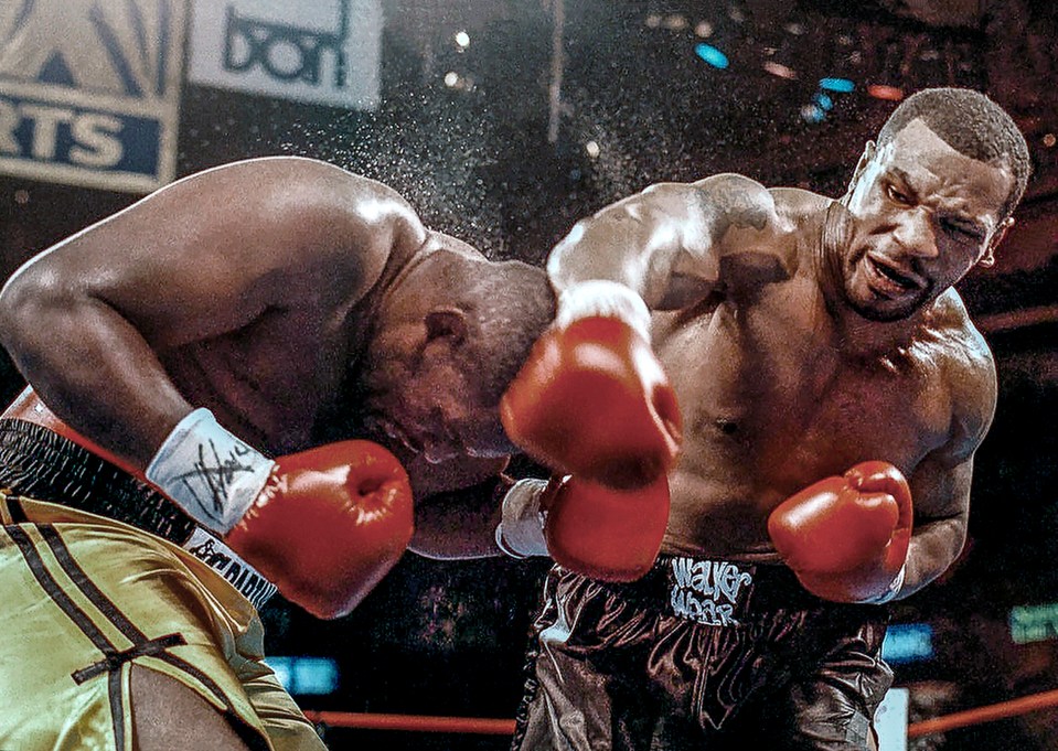 Mike Tyson's career has been documented in a series of pictures from British photographer Michael Brennan