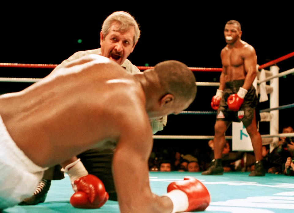 Tyson had knocked Douglas down before being KO'd himself