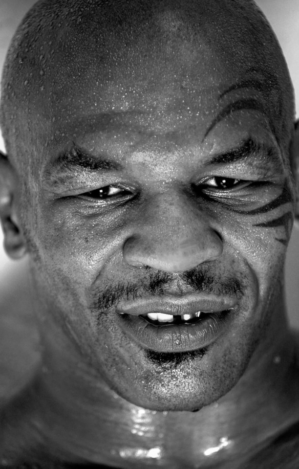 Mike Tyson, pictured in 2004, is now-famous for his face tattoo