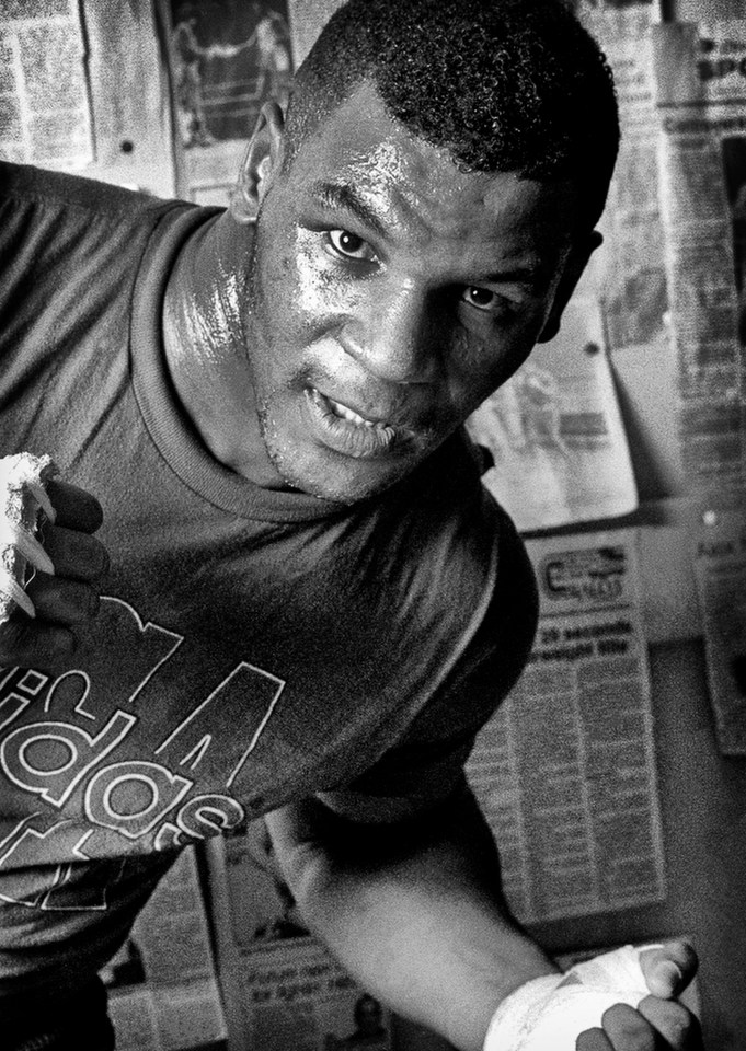 Mike Tyson training during his days in Catskill, New York