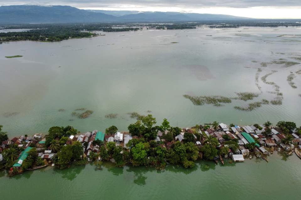 Almost four million people have been hit by monsoon floods in South Asia