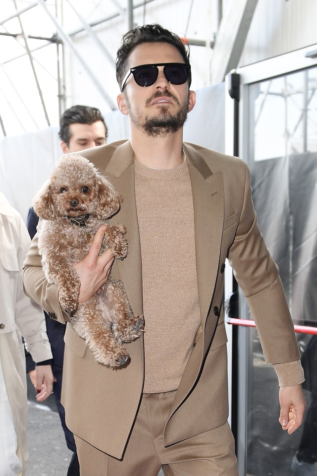 The actor even took Mighty to Milan Fashion Week