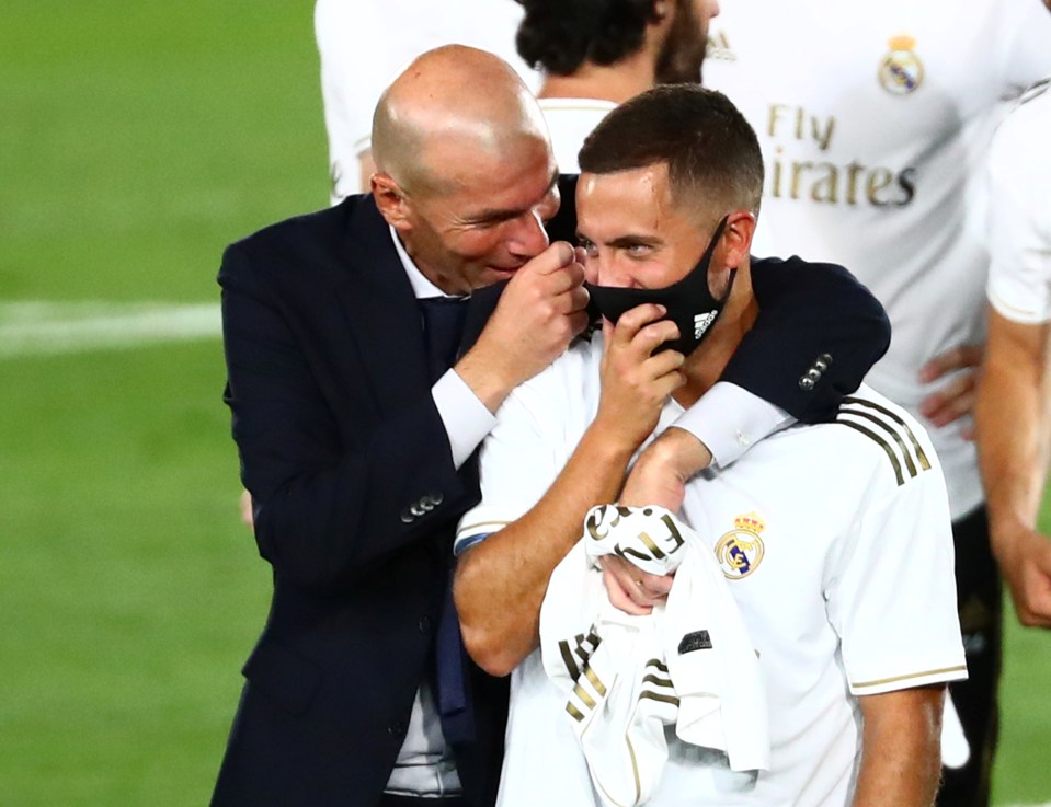 Real Madrid's title win means Chelsea are set to receive a huge bonus as part of a clause in Eden Hazard's (pictured right) contract following his move from the Blues to the Bernabeu