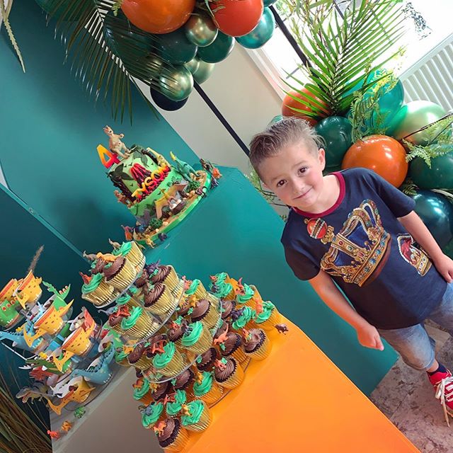 As well as the huge cake, Prince Tyson Fury II had dozens of cupcakes to tuck into