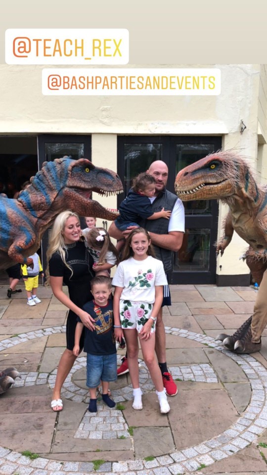 The Fury family enjoyed their day to Teach Rex