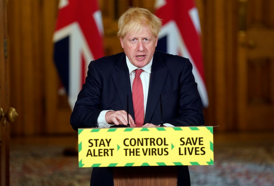 Boris Johnson held a press conference to announce new back-to-work measures