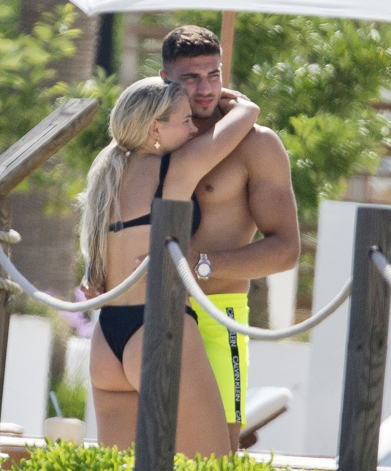 Molly-Mae Hague put on a loved-up display with boyfriend Tommy Fury in Ibiza after she hit out at nasty trolls