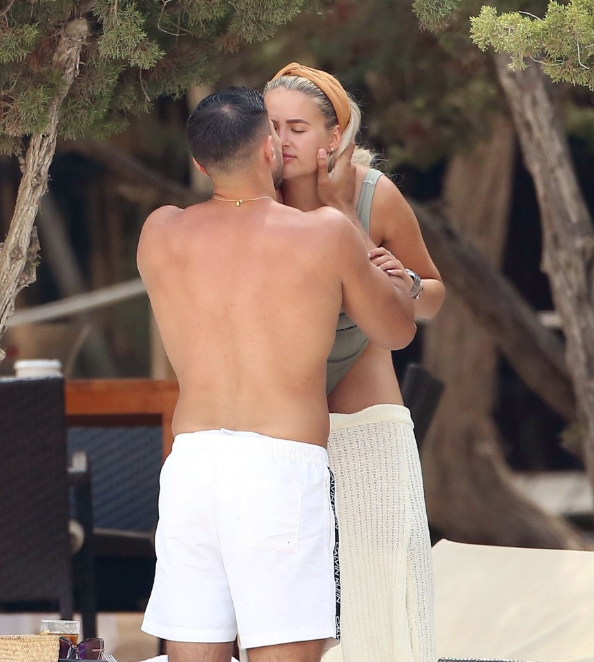 The pair have been relaxing on a romantic break in Ibiza this week