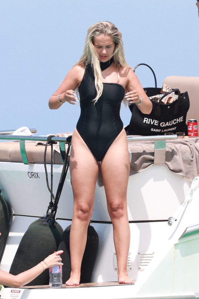 Molly-Mae Hague put negative comments to one side as she flaunted her curves in Ibiza