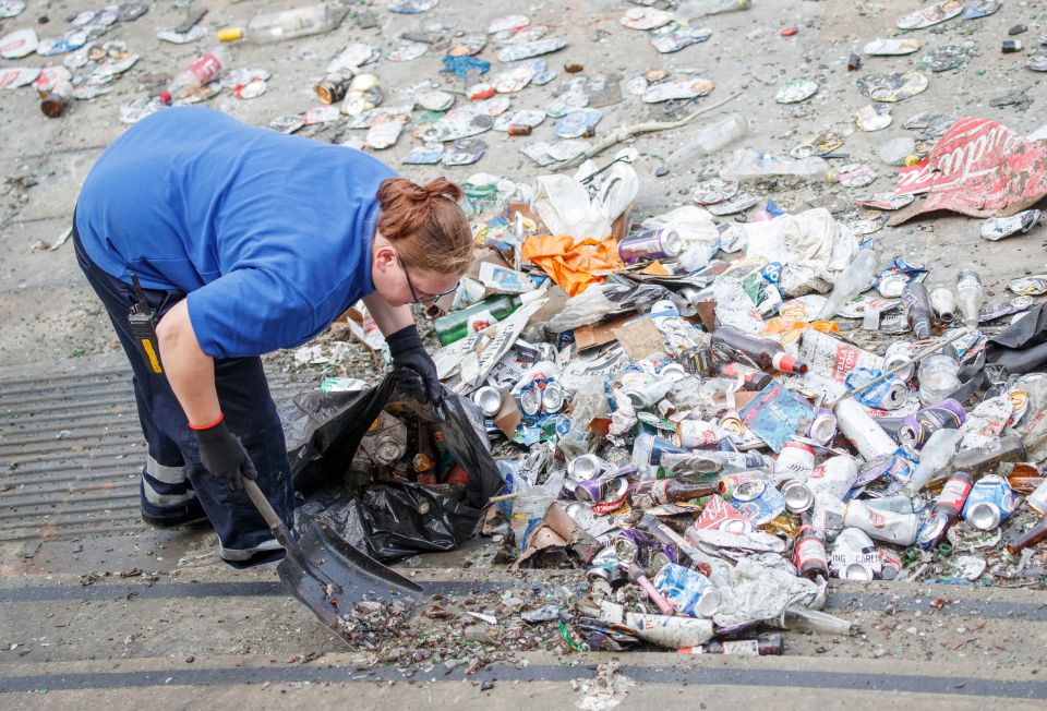 The council workers should be getting double time for their efforts