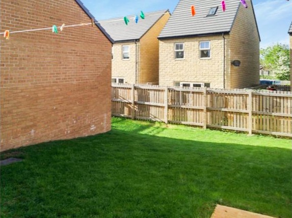 The new home comes complete with a 75 sq ft garden and garage