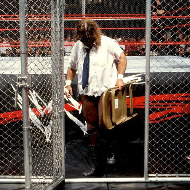 Mick Foley was wrecked after a battle with The Undertaker