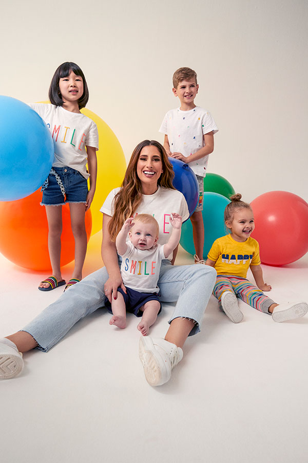 Stacey launched a kids' collection in Primark which launched last month