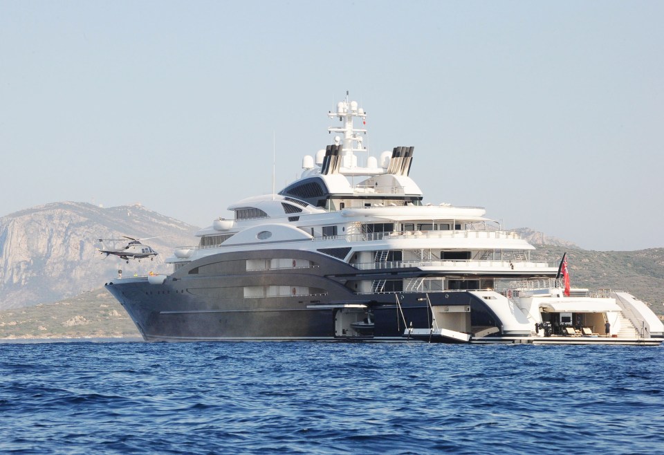 Bill Gates went on the Serene superyacht for a family holiday in Sardinia