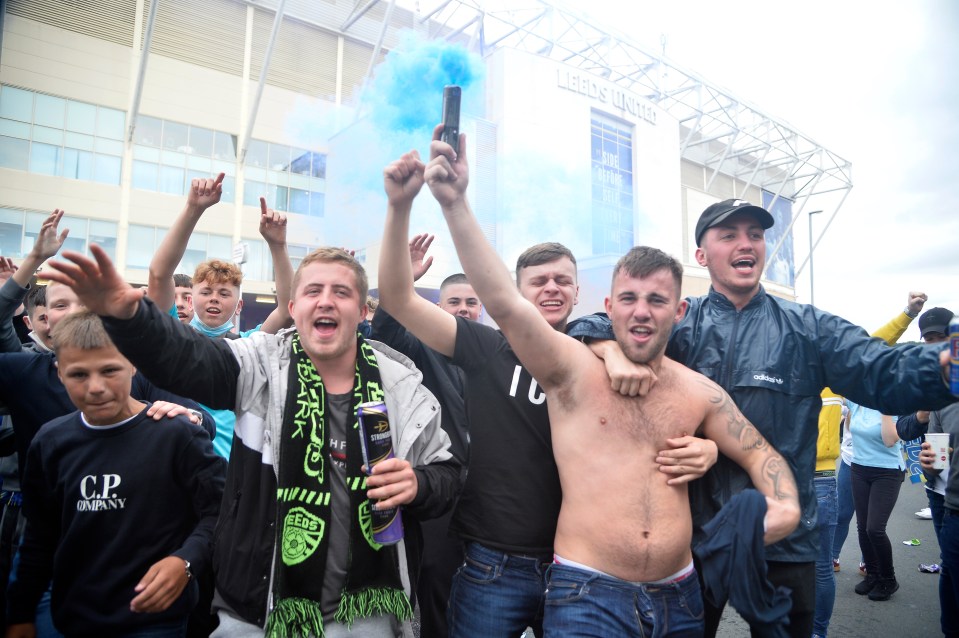 Supporters flocked together on their big night