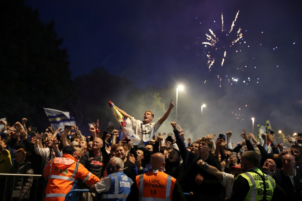 There were jubilant scenes as Leeds returned to the Premier League after 16 years