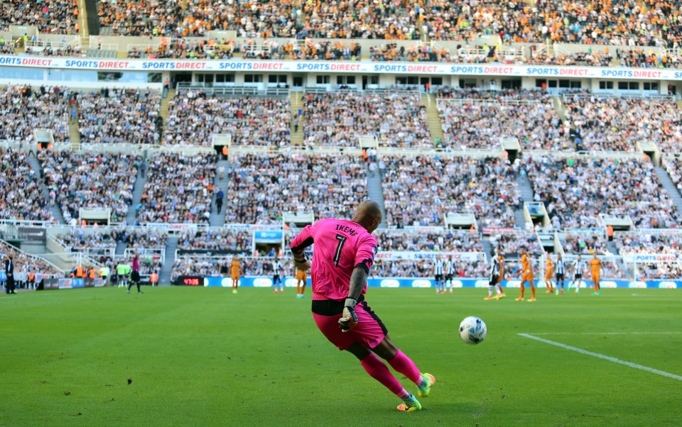 Ikeme’s No1 jersey was retired by Wolves in 2018 but is back in action