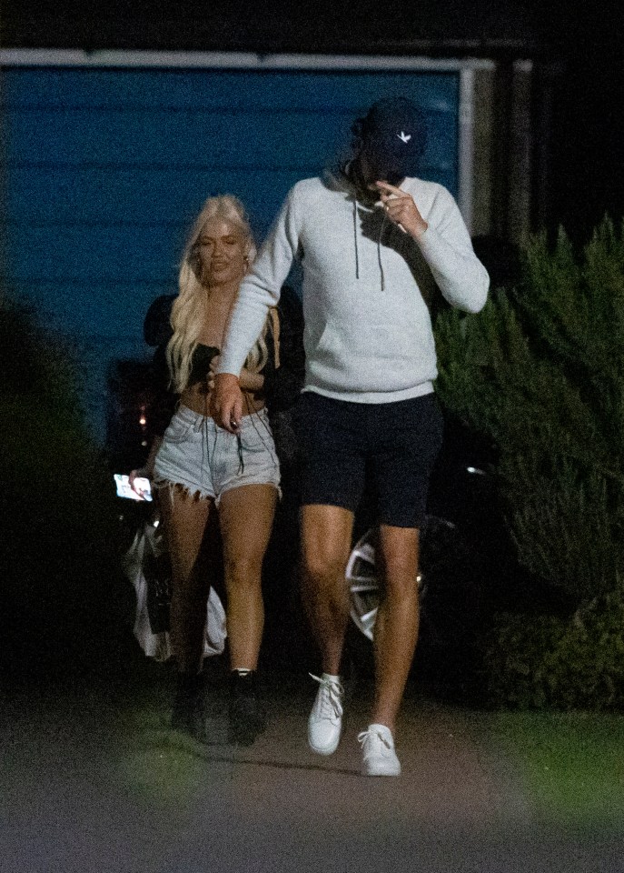 The pair were seen leaving Lewis’s car on Friday night