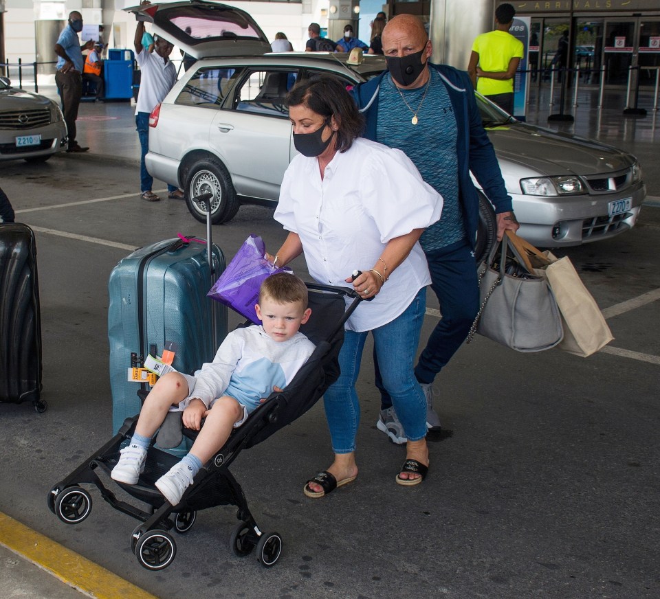 Coleen's parents Colette and Tony McLoughlin are joining the family for the holiday