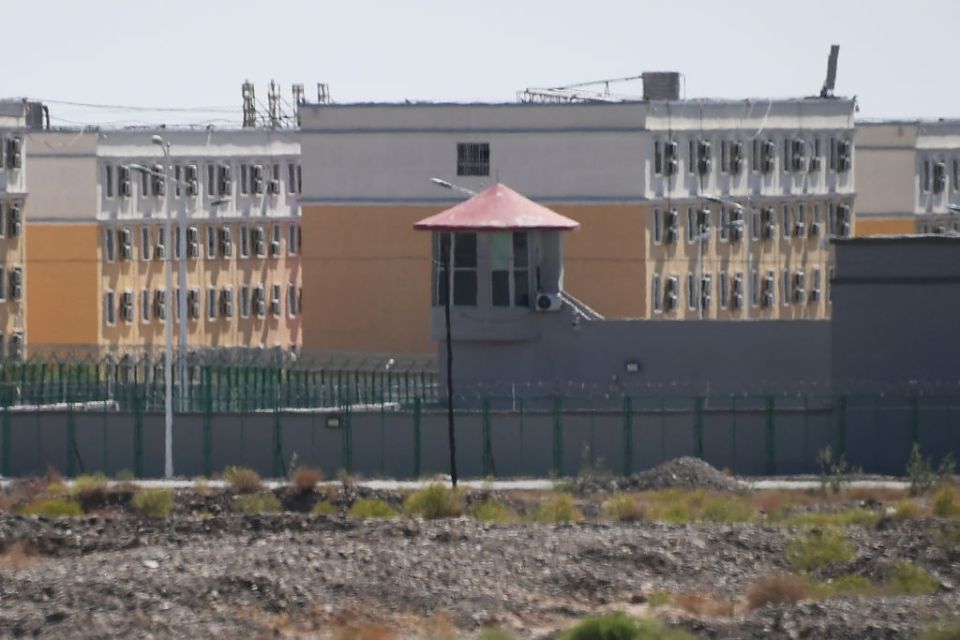 An 'education and training' centre in Xinjiang believed to be a detention camp 