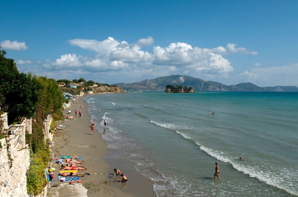 Laganas on the Greek island of Zante - a resort famous for its stag-dos and bar strip - is welcoming Brits with open arms