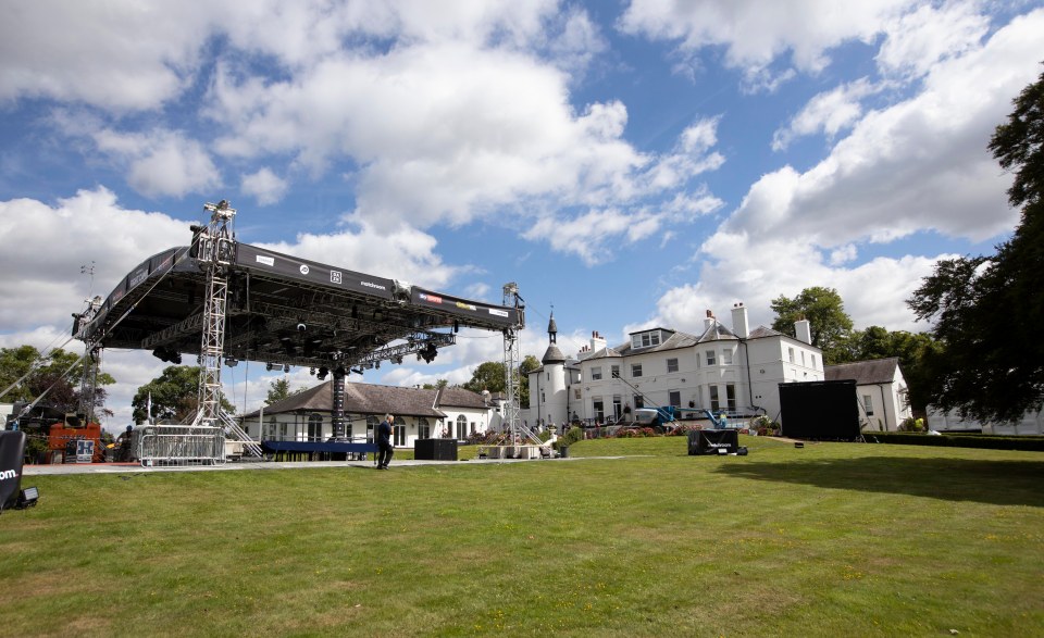 Eddie Hearn's Matchroom Fight Camp - set in his back garden - looks incredible