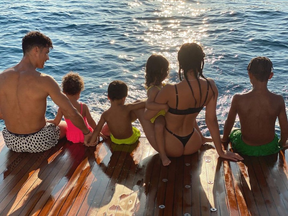 Ronaldo is enjoying a break after another incredible season