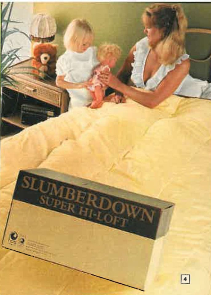 Emma Bunton appear­ed in the Argos catalogue as an angelic youngster clasping her doll