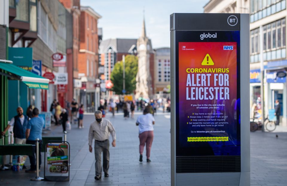 Leicester was put under local lockdown after cases spiked