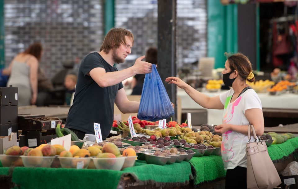 Leicester Market on Thursday July 30