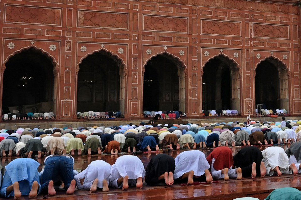 Eid al-Fitr prayers mark the end of the holy fasting month of Ramadan