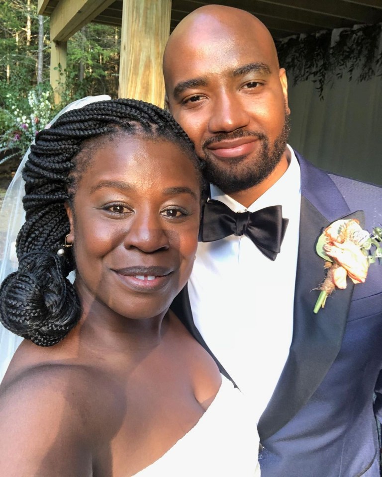 Uzo Aduba and her husband, filmmaker Robert Sweetin