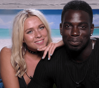 Gabby and Marcel on Love Island 