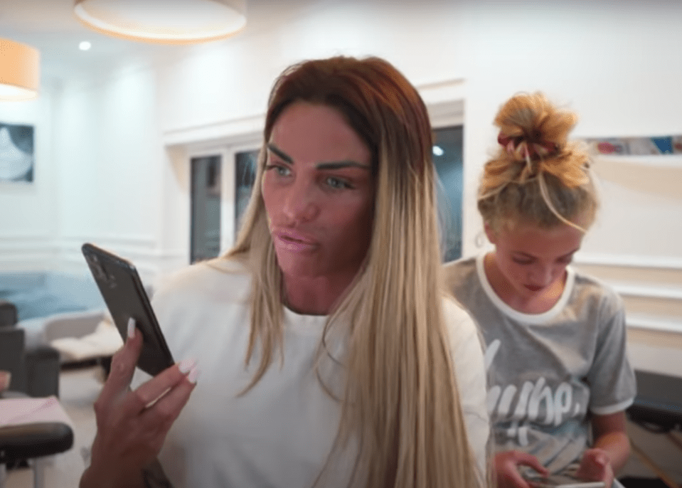 Katie Price made a distressed call to police