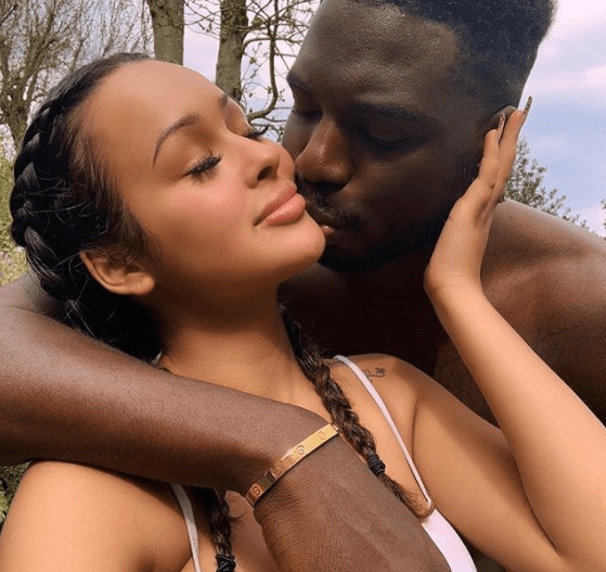 Marcel Somerville and girlfriend Rebecca Vieira are expecting their first child together