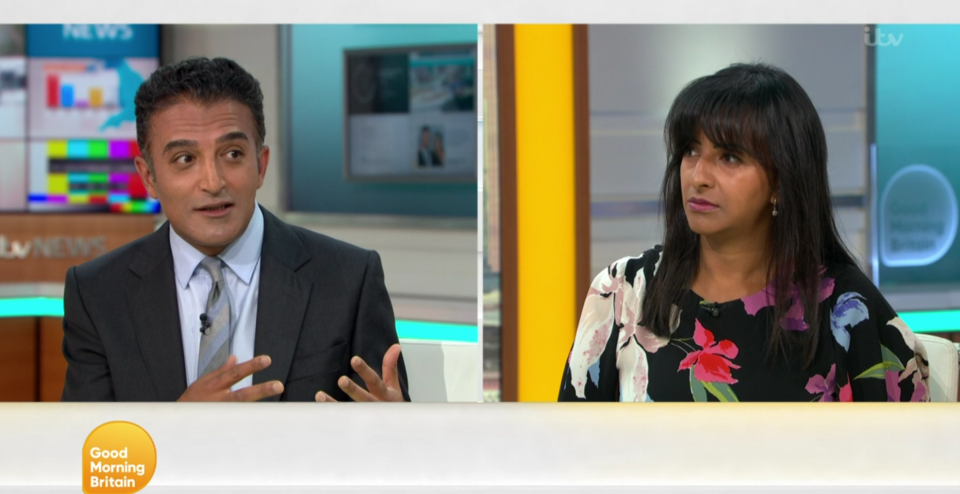 Adil Ray has been taking one of the hot spots on Good Morning Britain during Piers Morgan's holiday alongside regular host Ranvir Singh