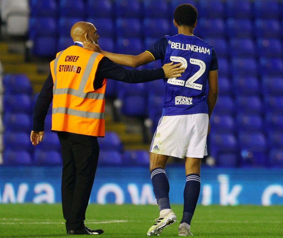 Jude Bellingham’s No22 jersey has been retired by Birmingham City