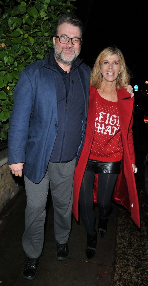 The pair heading to Piers Morgan's Christmas party in December last year