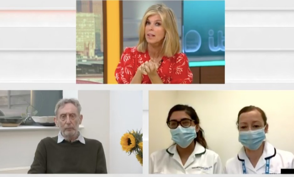 She found hope as she interviewed coronavirus survivor Michael Rosen