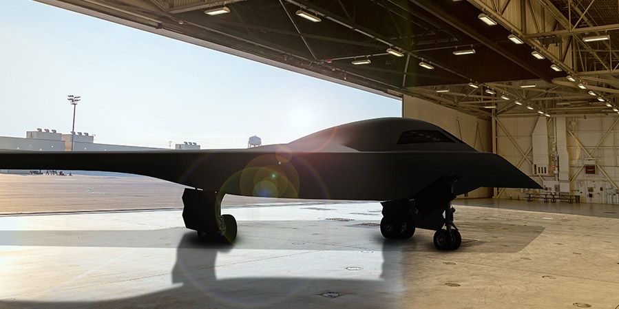 The US Air Force and aerospace firm Northrop Grumman released its first photos of the B21 in nearly four years back in February