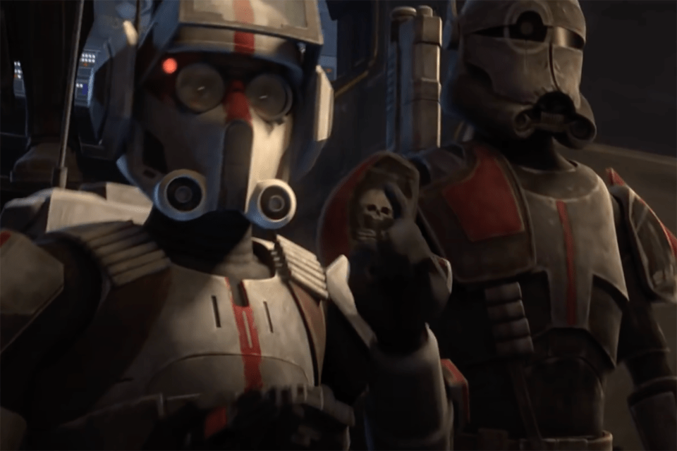 The Bad Batch characters were introduced during an episode of the Clone Wars TV series