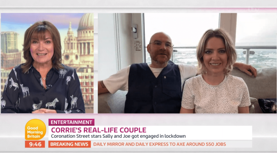 Sally said she and Joe were 'desperate' to return to work